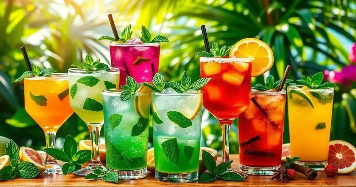 Variationen des Cuba Libre mit Minze