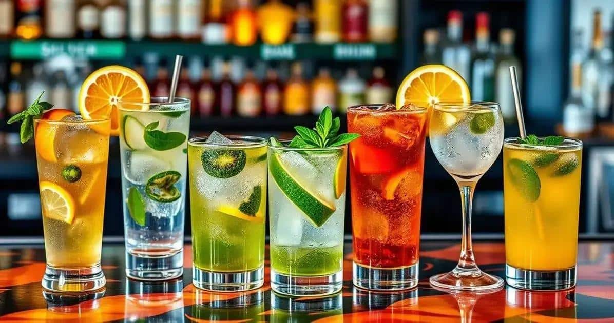 Variationen des Gimlet mit Rum