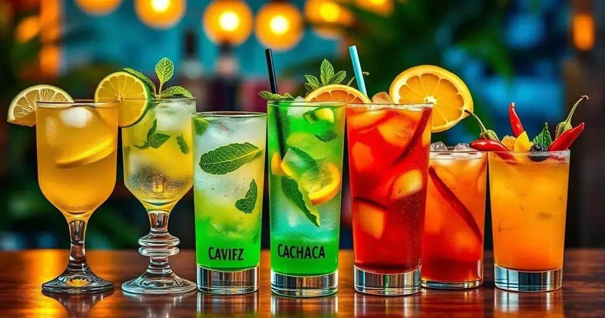 Variationen des klassischen Cachaça Getränks
