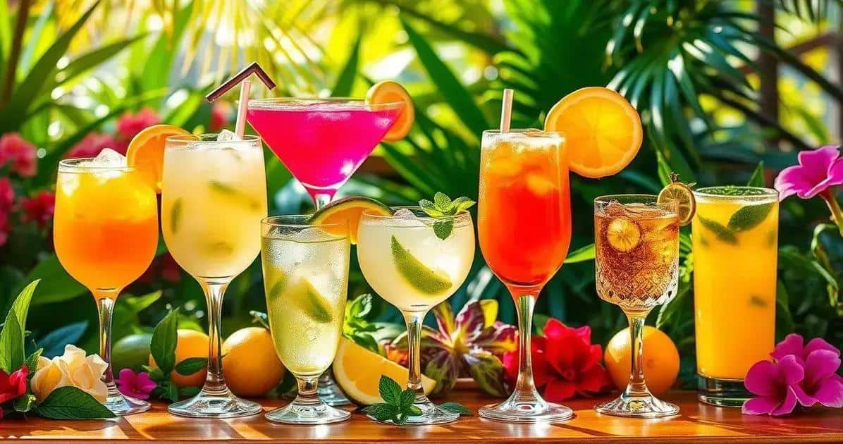 Variationen des klassischen Daiquiri mit Passionsfrucht