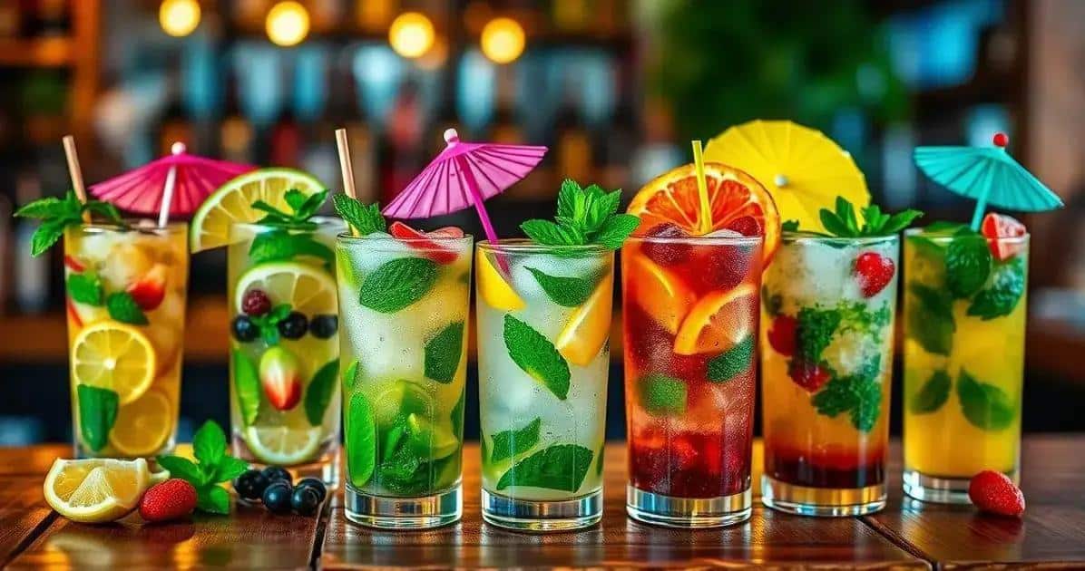 Variationen des Puerto Rican Mojito