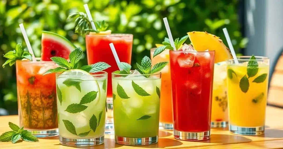 Variationen des Wassermelonen-Drinks