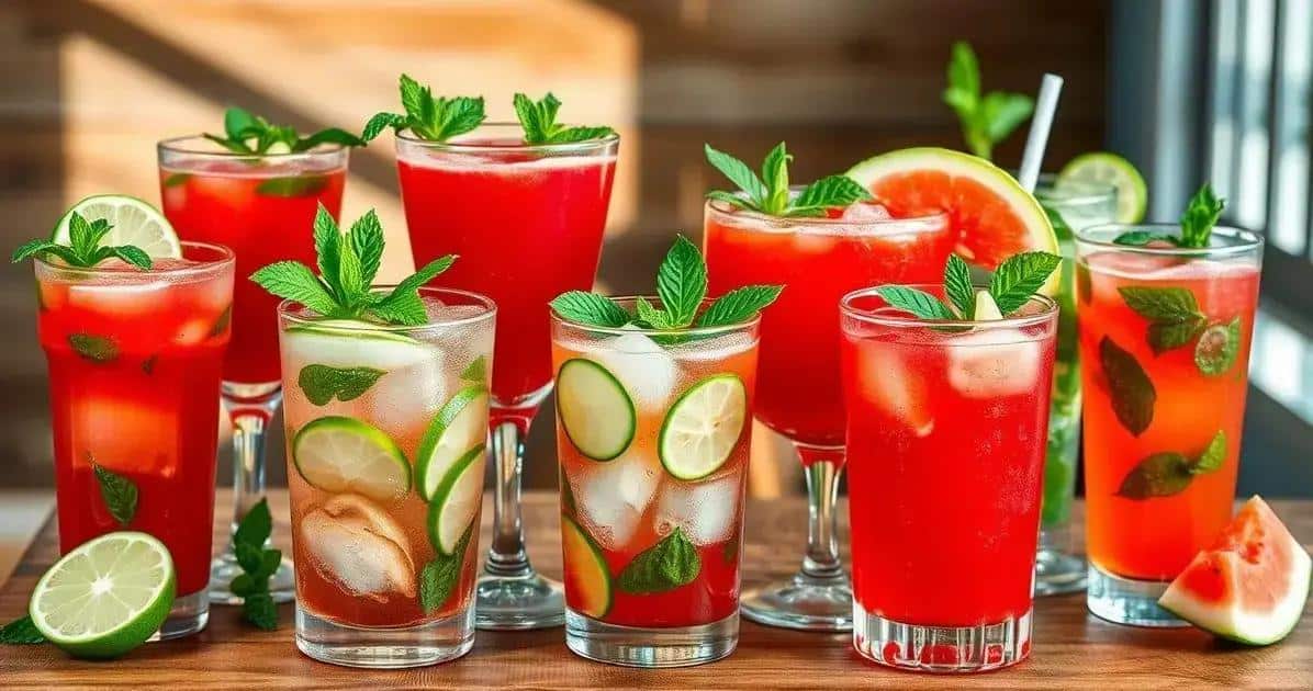 Variationen des Wassermelonensaftes