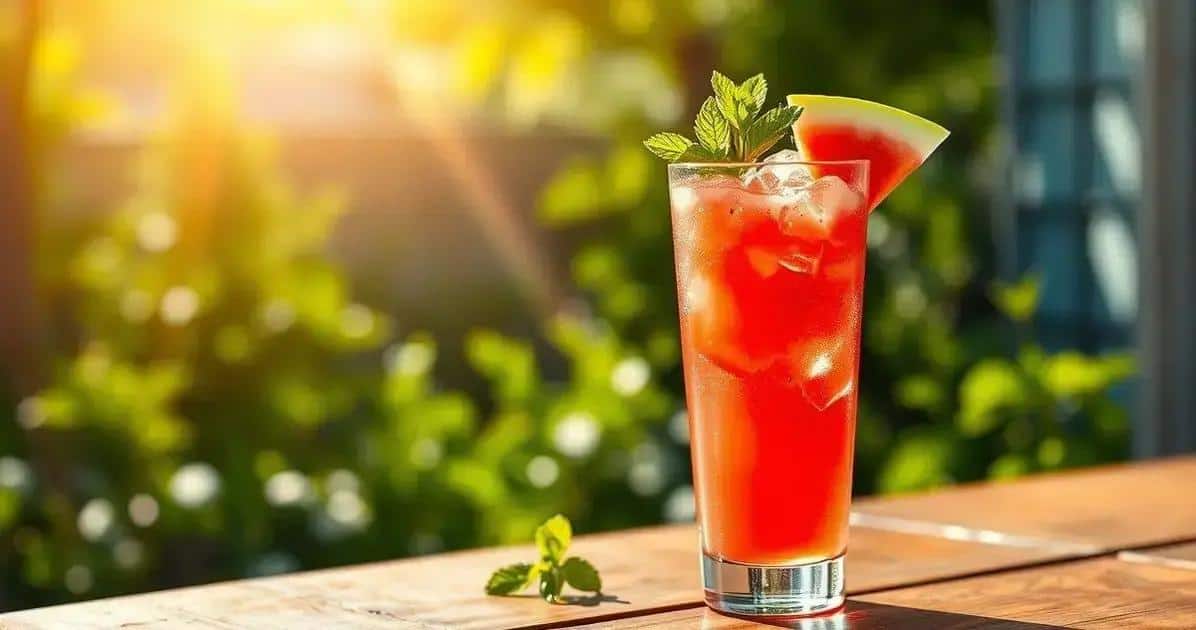 Wassermelonen-Bananen-Drink: So bereitest du dieses tropische Getränk zu!