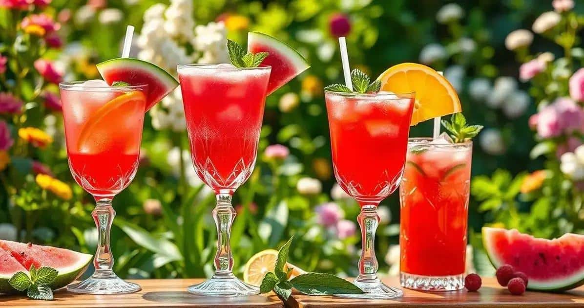 Wassermelonen-Drink für jedes Fest