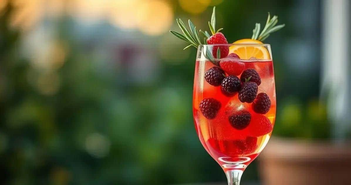 Wein mit Beeren-Saft und Rosmarin: Eine erfrischende Variante für traditionelle Genießer!