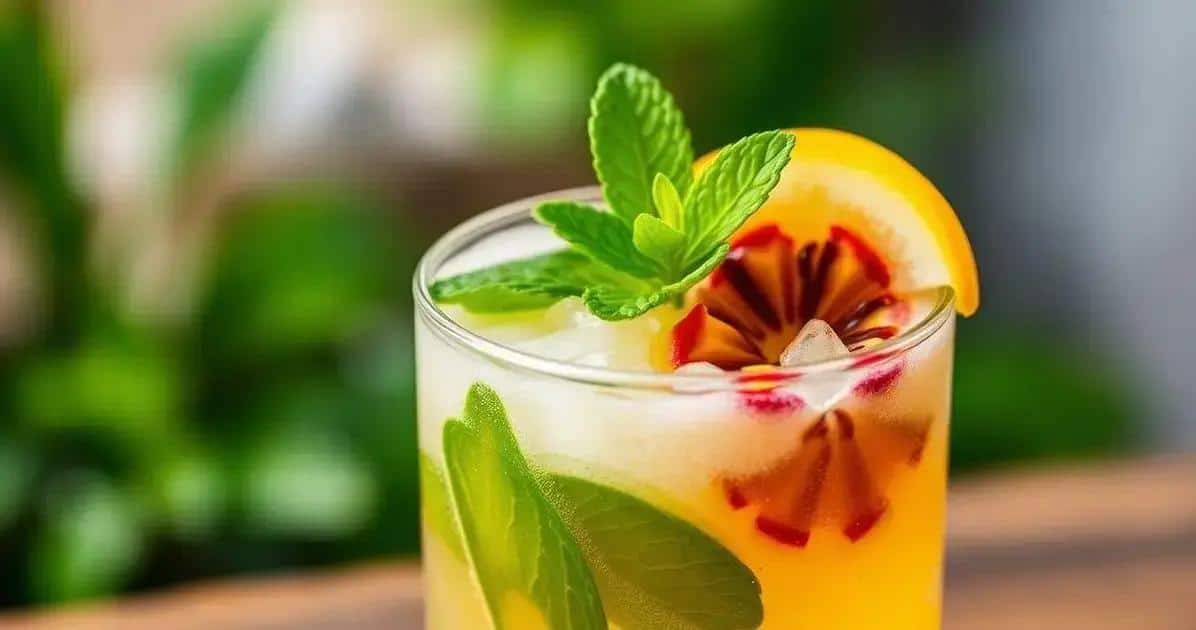 Wodka mit Passionsfruchtschaum und Minze: Dein neuer Sommer-Cocktailgenuss