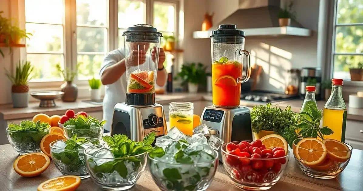Zeitsparende Zubereitungsmethoden für Sommerdrinks