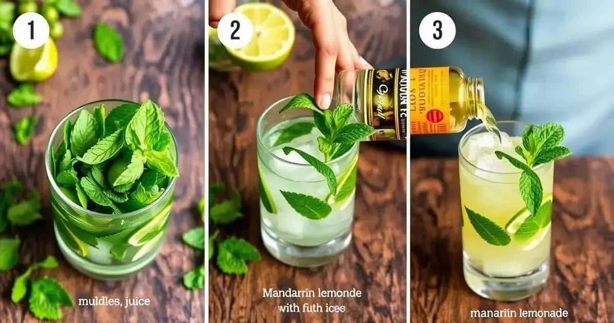 Zubereitung des Mojito