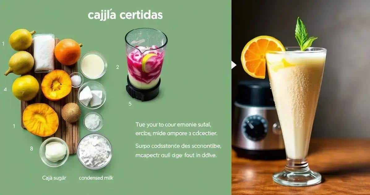 Zubereitungsmethode der Cajá-Batida