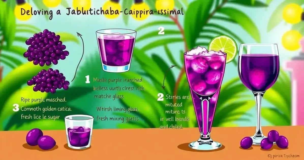 Zubereitungsmethode für Jabuticaba-Caipiríssima