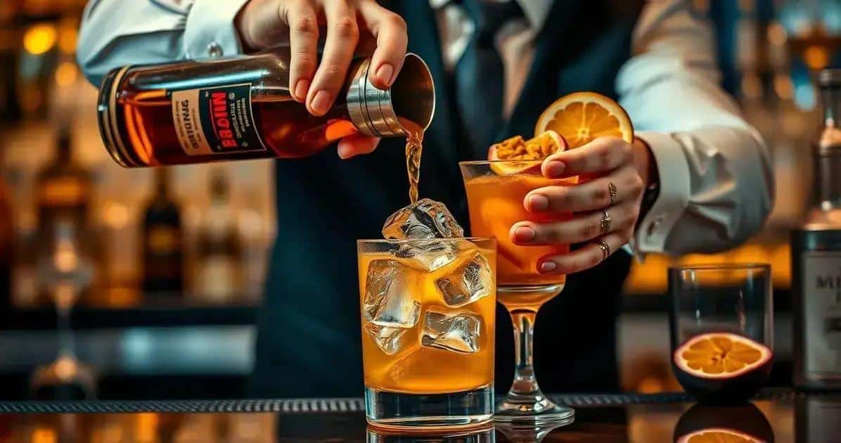 Zubereitungsmethode für Whisky mit Passionsfruchtschaum