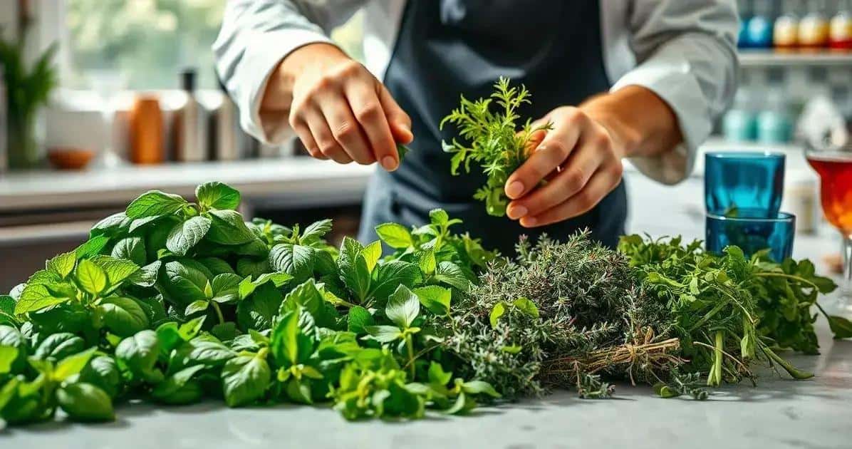 Zubereitungsmethoden für frische Kräuter in Cocktails