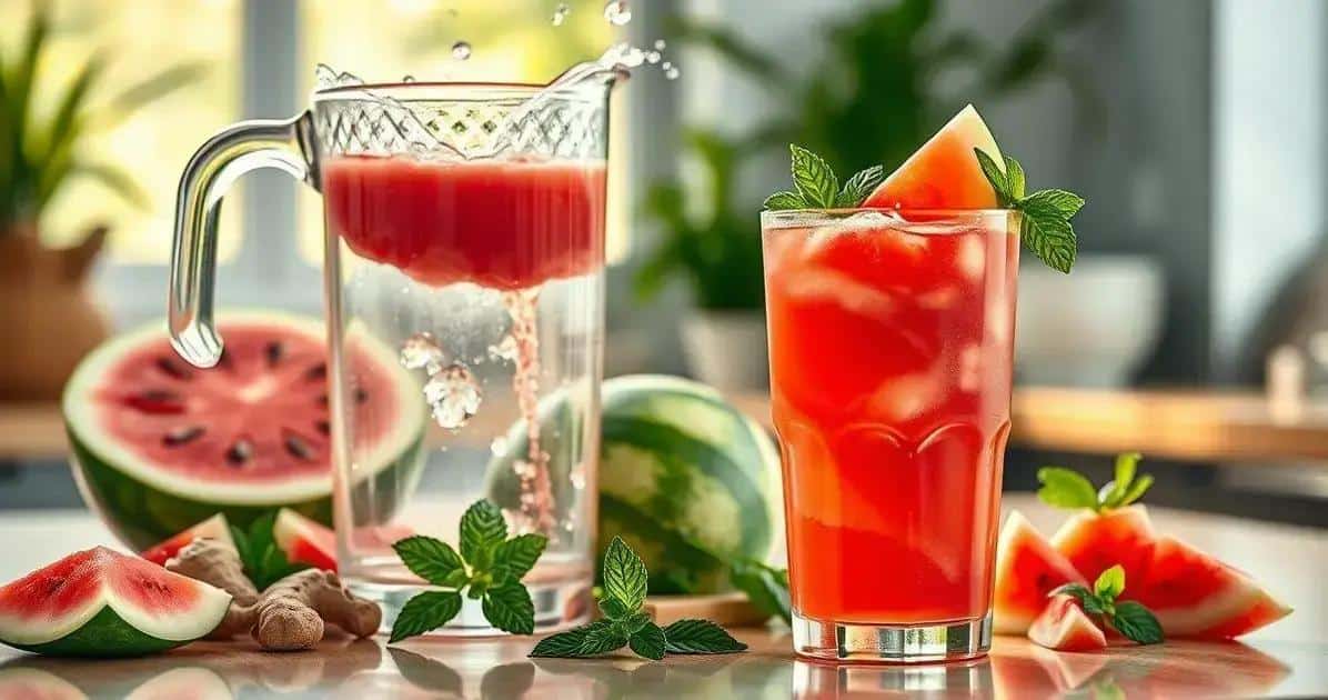 Zubereitungstipps für den Energydrink mit Wassermelonensaft und Ingwer