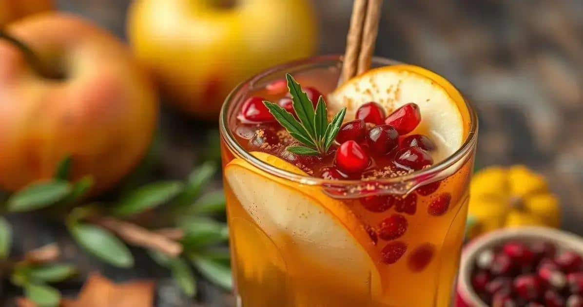 Zutaten für den Herbstfrüchte-Cocktail