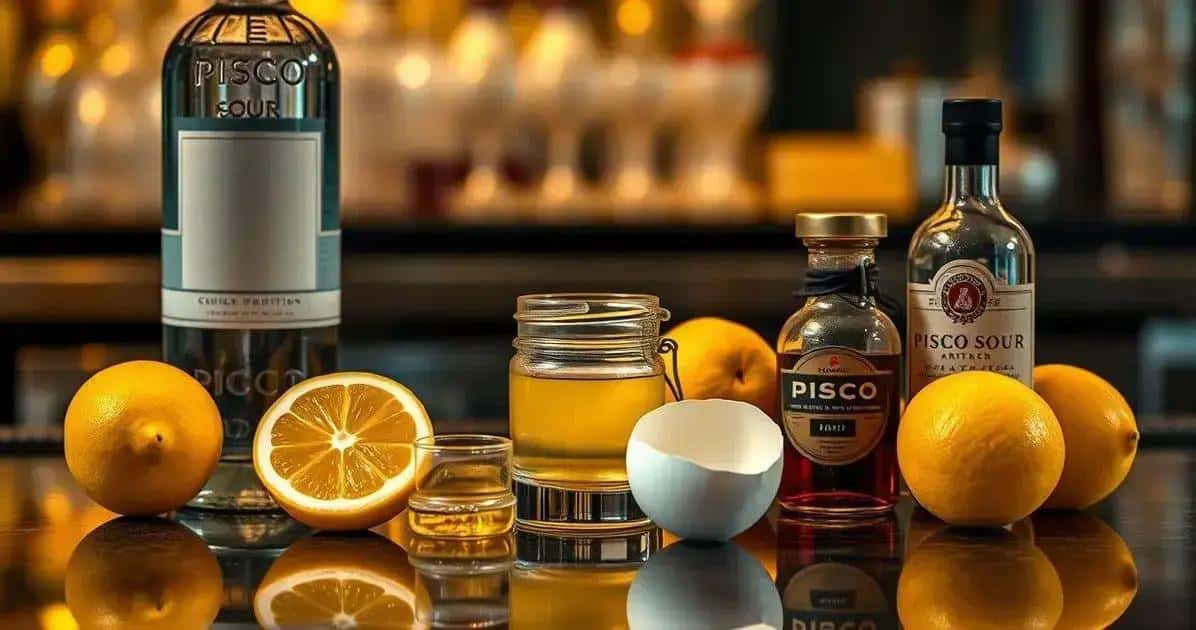 Zutaten für den Pisco Sour