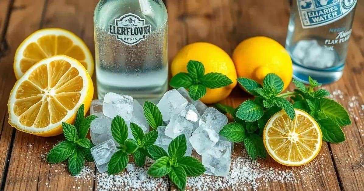 Zutaten für den Schneeball-Drink