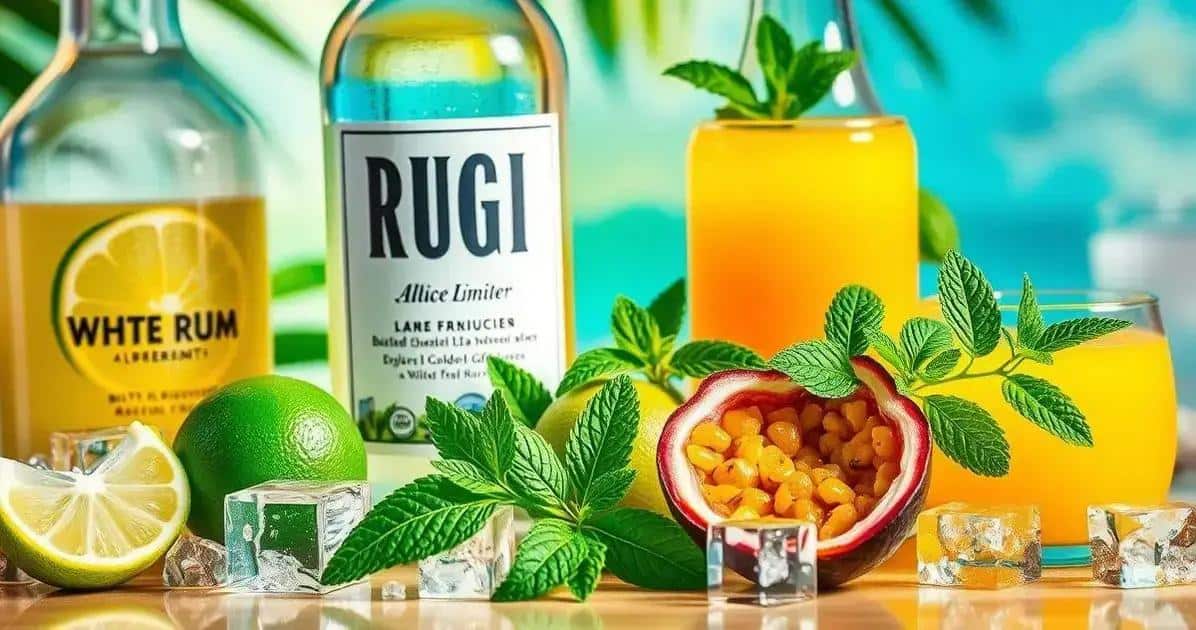 Zutaten für Passionsfrucht-Cuba Libre