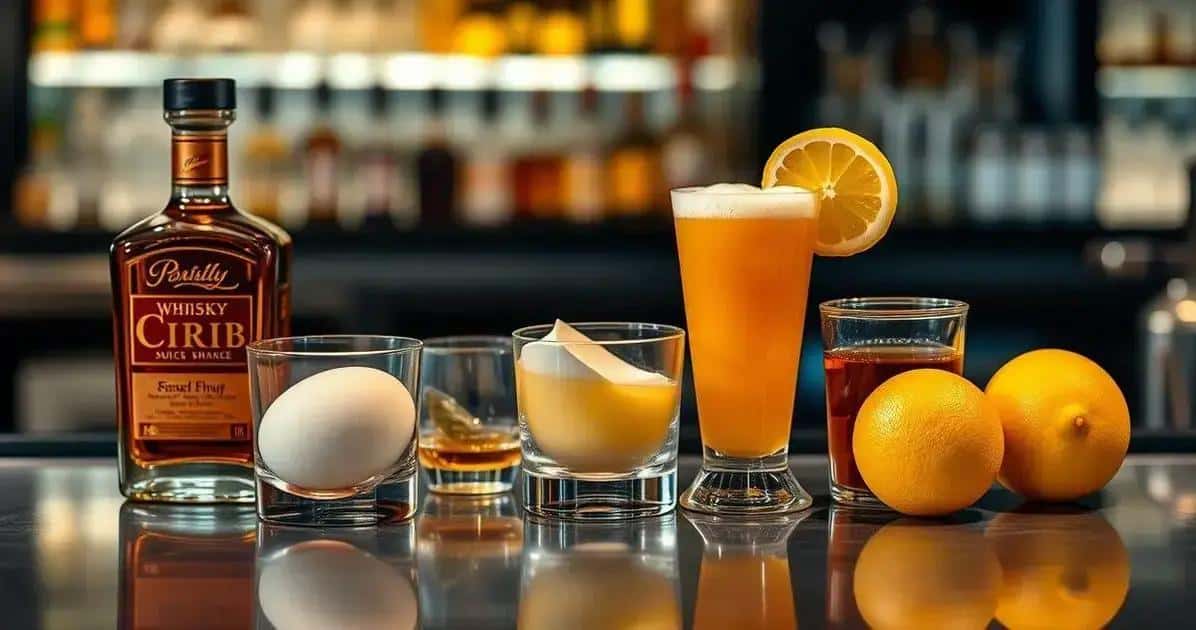 Zutaten für Whisky mit Passionsfruchtschaum