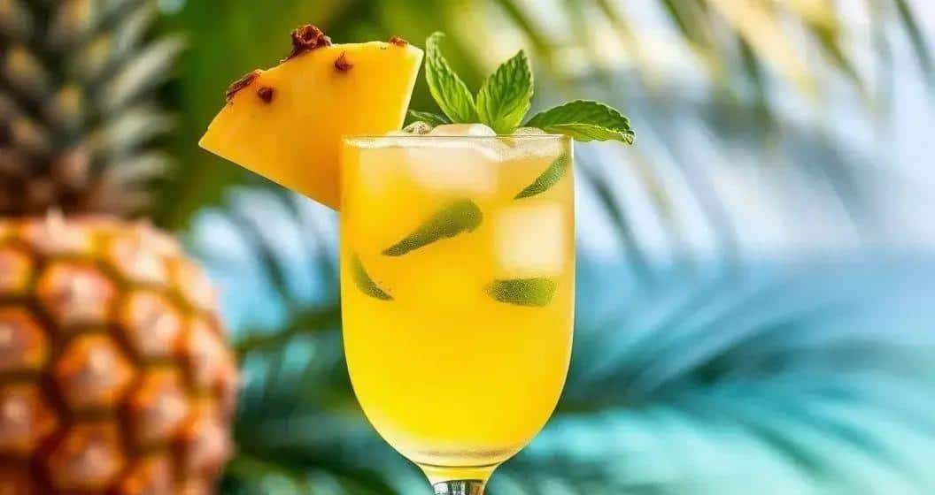 Ananas-Caipiríssima: Ein Hit gegen die Sommerhitze!