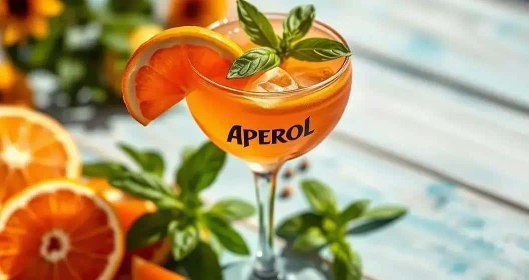 Aperol mit Mandarinenlimonade und Basilikum: Der neue Sommerhit im Glas!