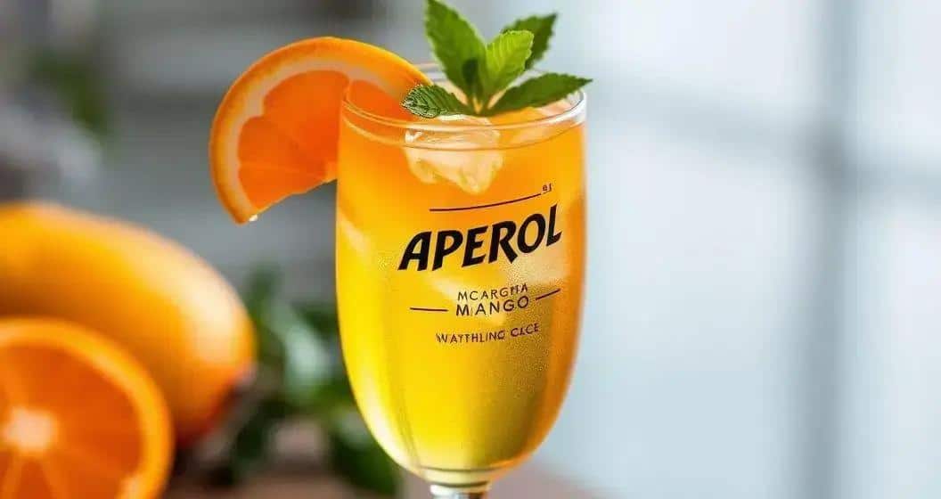 Aperol mit Sekt und Mangosaft: Ein erfrischender Cocktail!