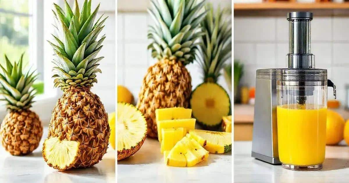 Aufbereitung der Ananas: So gelingt der Saft