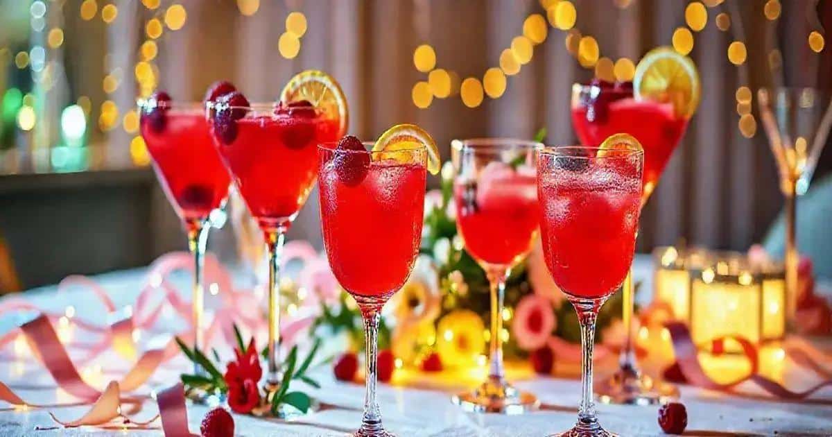 Besondere Anlässe für den Cosmopolitan mit Himbeeren