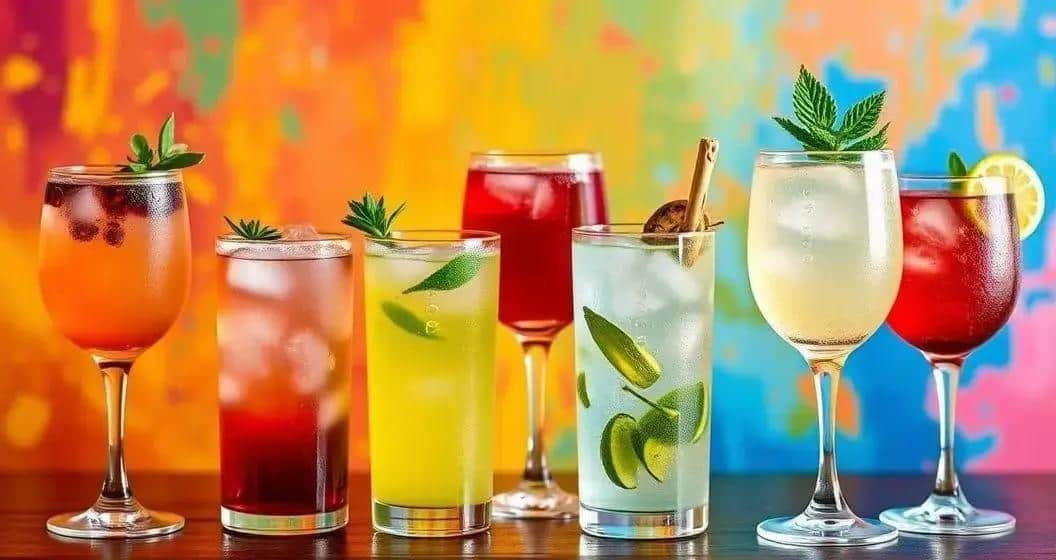 Besondere Variationen der Wein-Caipirinha
