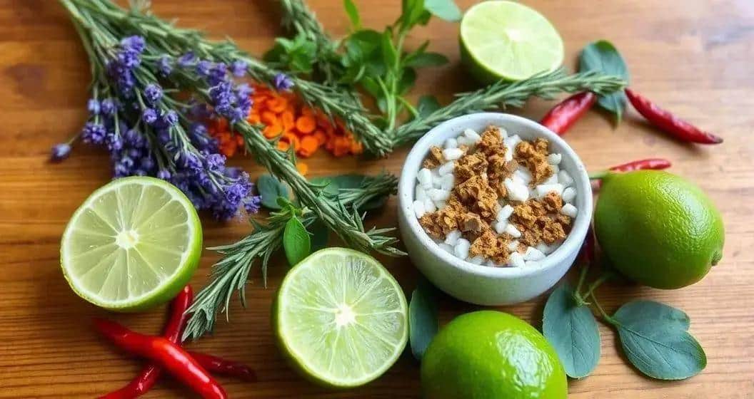 Besondere Zutaten für Traubensoda mit Ingwerzeste