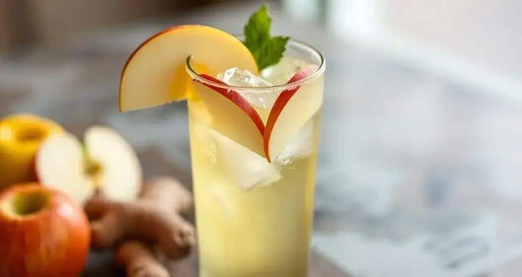 Cachaça mit Ingwersirup und Apfel: Frisch, würzig und überraschend lecker!