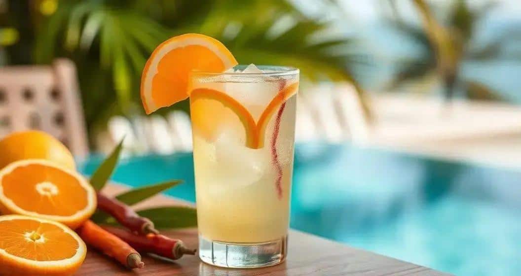 Cachaça mit Orange und rosa Pfeffer: Eine explosive Geschmackskombination!