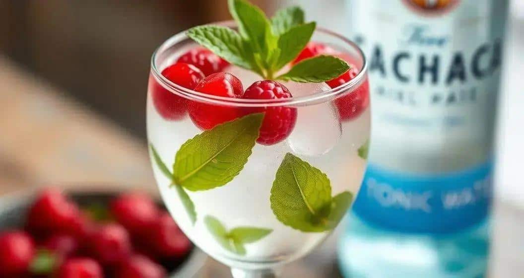 Cachaça mit roten Beeren und Tonic Water: Ein fruchtiger Cocktail mit Biss!