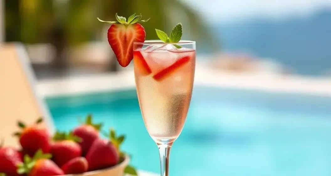 Cassislikör mit Sekt und Erdbeere: Ein Drink zum Verlieben! 3 Cassislikör mit Sekt und Erdbeere: Ein Drink zum Verlieben!