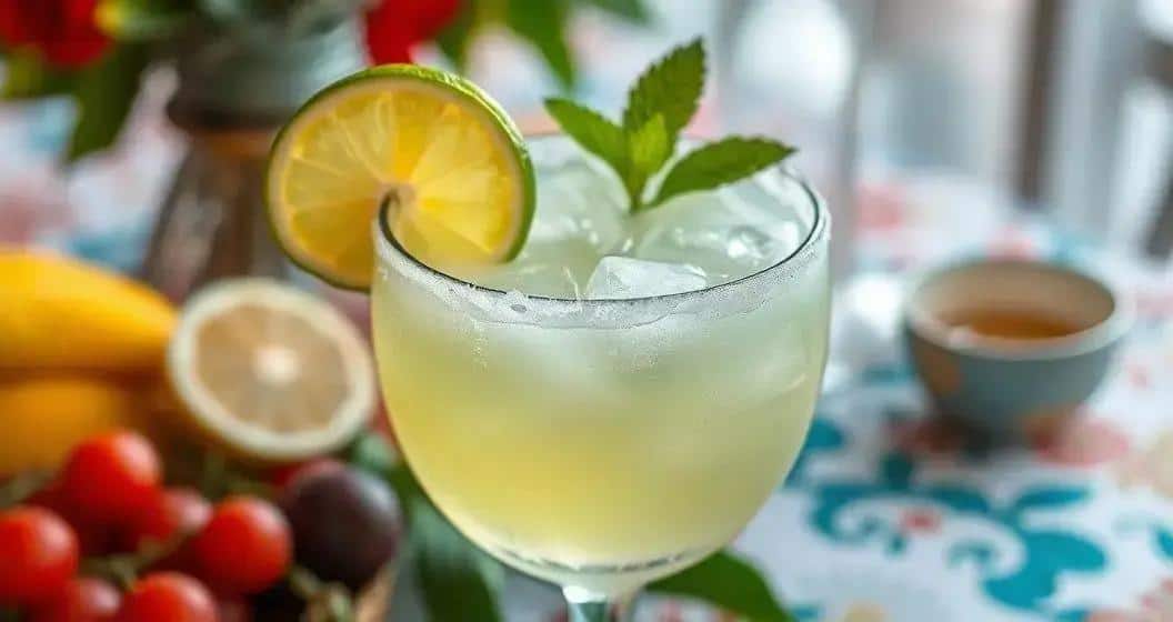 Cocktail-Dekoration für die Margarita