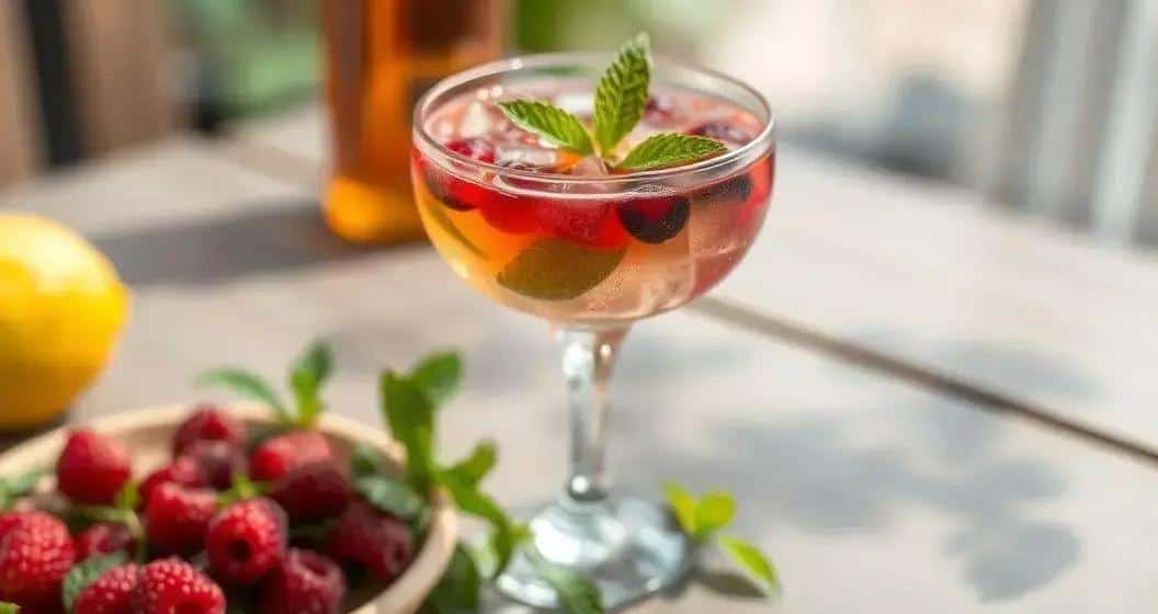 Cognac mit Beerensaft und Minze: Frisch, edel und überraschend lecker!