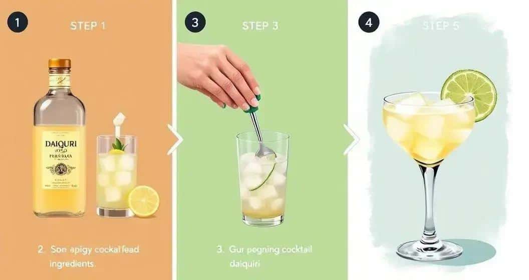 Daiquiri Zubereitungsmethoden