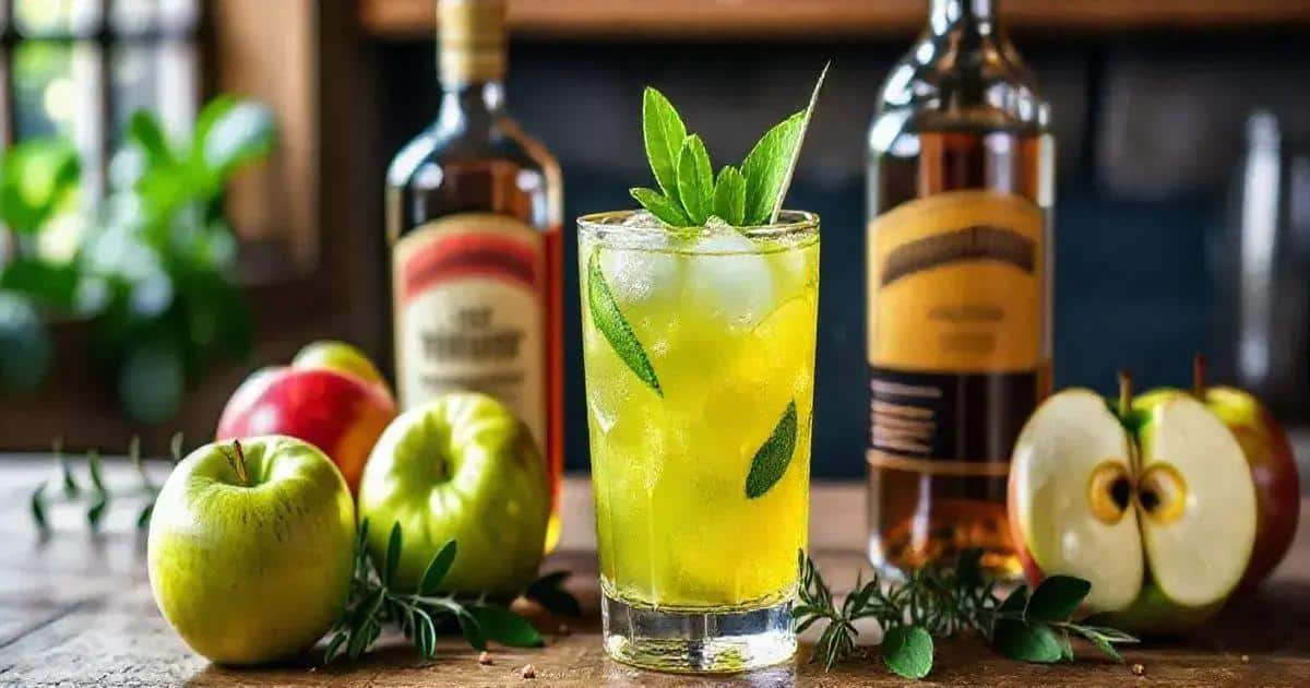 Das Geheimnis hinter Whisky mit grünem Apfelsoda