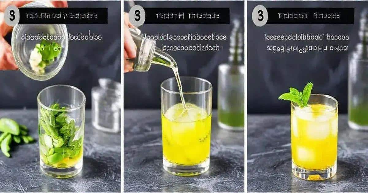 Detaillierte Zubereitung des Cocktails