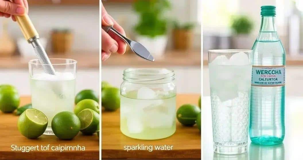 Detaillierte Zubereitungsmethode für die alkoholfreie Caipirinha
