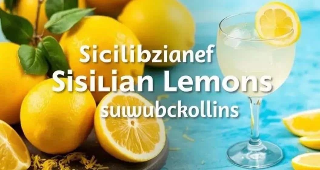 Die Bedeutung von sizilianischen Zitronen für Cocktails Die Bedeutung von sizilianischen Zitronen für Cocktails