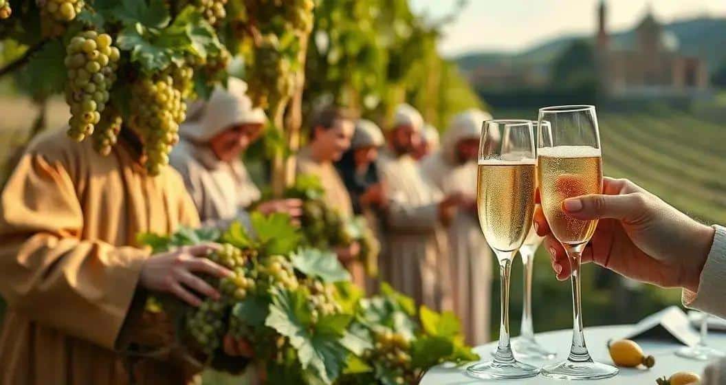 Die Geschichte des Champagners und seiner Verwendung Die Geschichte des Champagners und seiner Verwendung