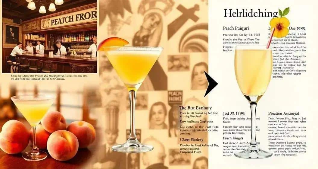 Die Geschichte des Pfirsich-Daiquiri