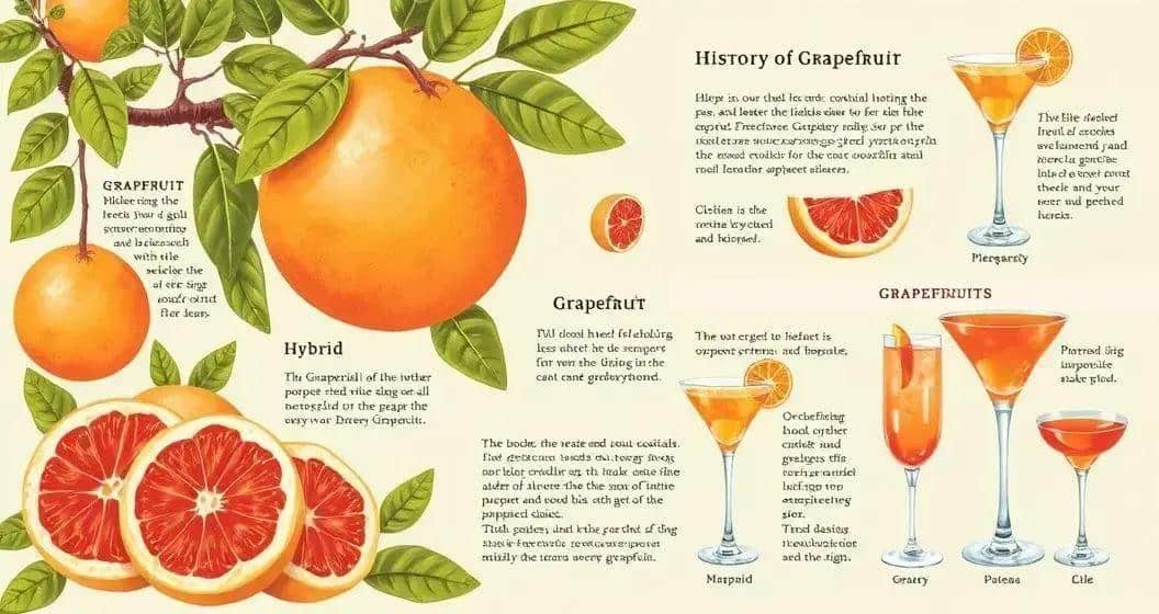 Die Herkunft der Grapefruit und ihre Verwendung in Cocktails