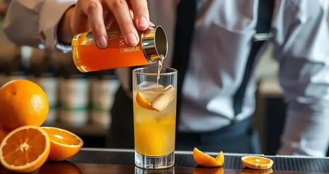 Die Zubereitung des erfrischenden Cocktails