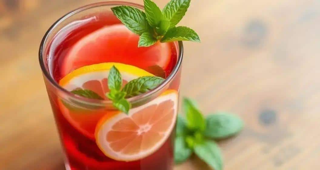 Energydrink mit Hibiskustee und Zitrone: Erfrischung & Energie!