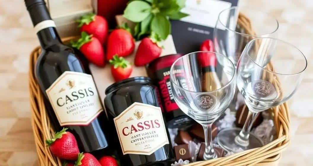Geschenkideen mit Cassislikör und Erdbeeren Geschenkideen mit Cassislikör und Erdbeeren