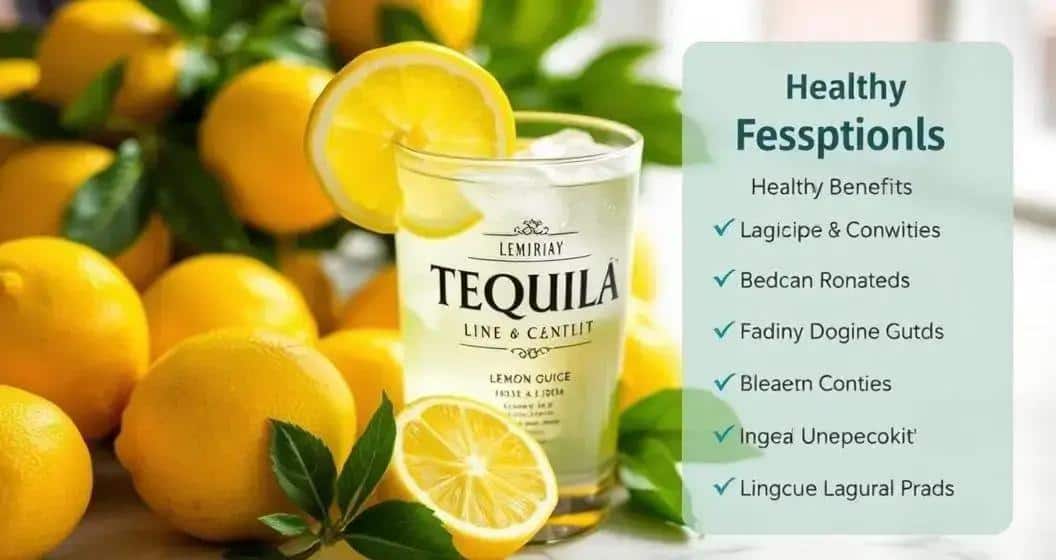 Gesunde Vorteile von Tequila mit Zitronensaft