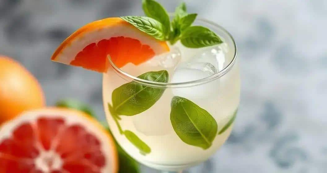 Grapefruit-Paloma mit Basilikum: Frischer Twist für einen Klassiker!