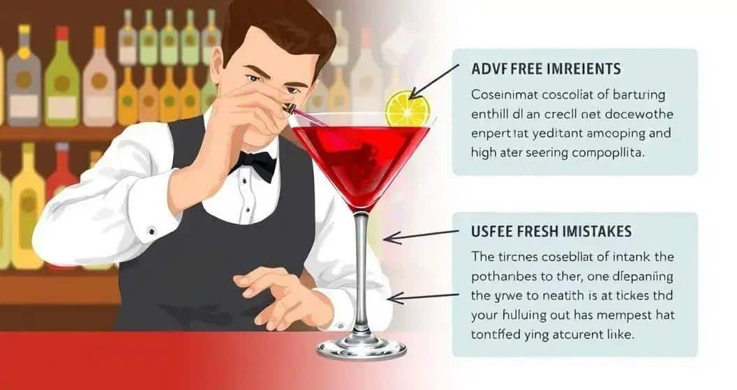 Häufige Fehler bei der Zubereitung des Cosmopolitan-Drink